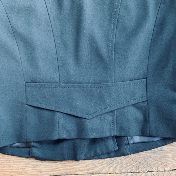 The Limited  3/4 sleeve gold button blazer - Picture 5 of 5